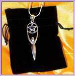 925 Silver and Amethyst Pentagram Goddess Pendant 925 Silver and Amethyst Pentagram Goddess Pendant